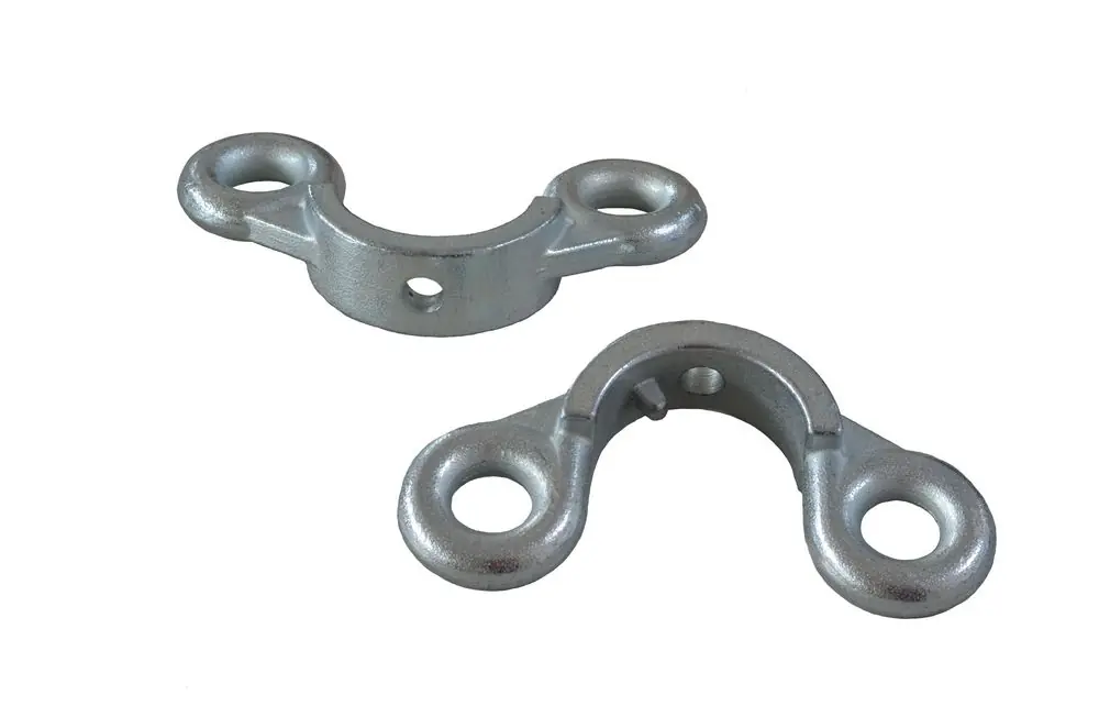 1 pièce - Support de cloison pour fixation par crochet - 2 trous Ø18mm Exclusif