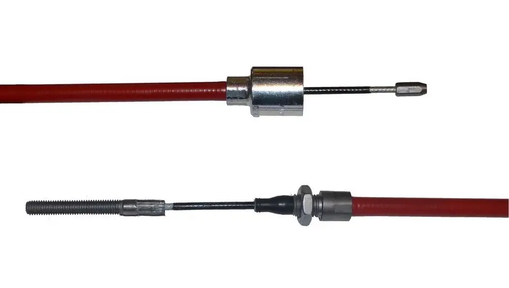 1 x ALKO - Câble de frein Longlife - HL : 1020mm - GL : 1230mm avec filetage, raccord à pression + cloche Petit Prix