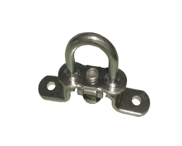 Livraison Mondiale 100 pièces - serrure tournante pour oeillets ovales - galvanisé - 42x22mm