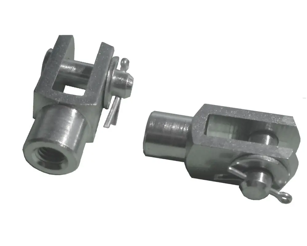 Jusqu’à Épuisement Des Stocks 2 pièces - tête de fourche 5x10 - M5 + goupille de verrouillage / goujon galvanisé