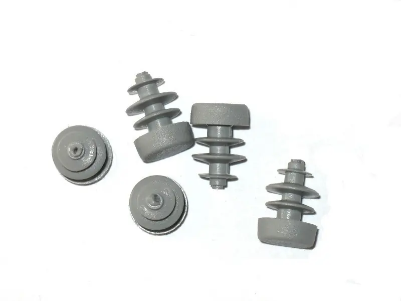 Offre Du Jour 250 x Bouchons lamellaires Bouchons ronds pour tuyaux Ø 10 mm (extérieur) Bouchons GRIS