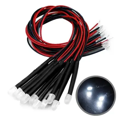 10 Câble LED blanches décorative Promotion