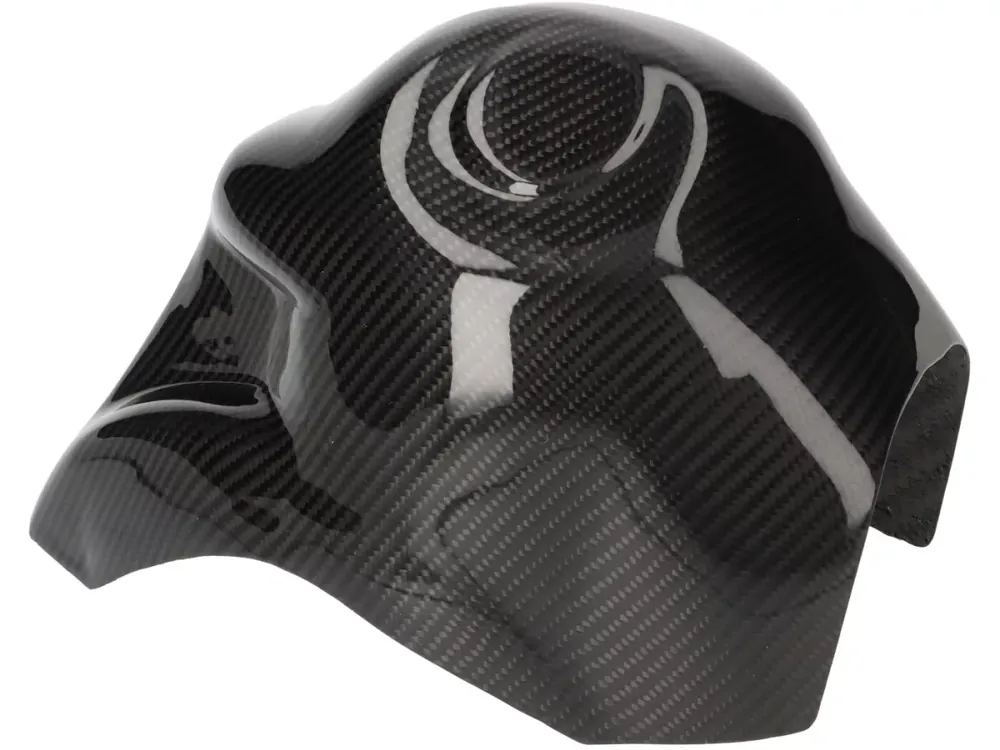 Cache-cylindre -TOMAS COMPOSITI, carbone véritable- Vespa PV125, ET3, PK125 S/XL (pour cylindre Quattrini M200S) Tendance