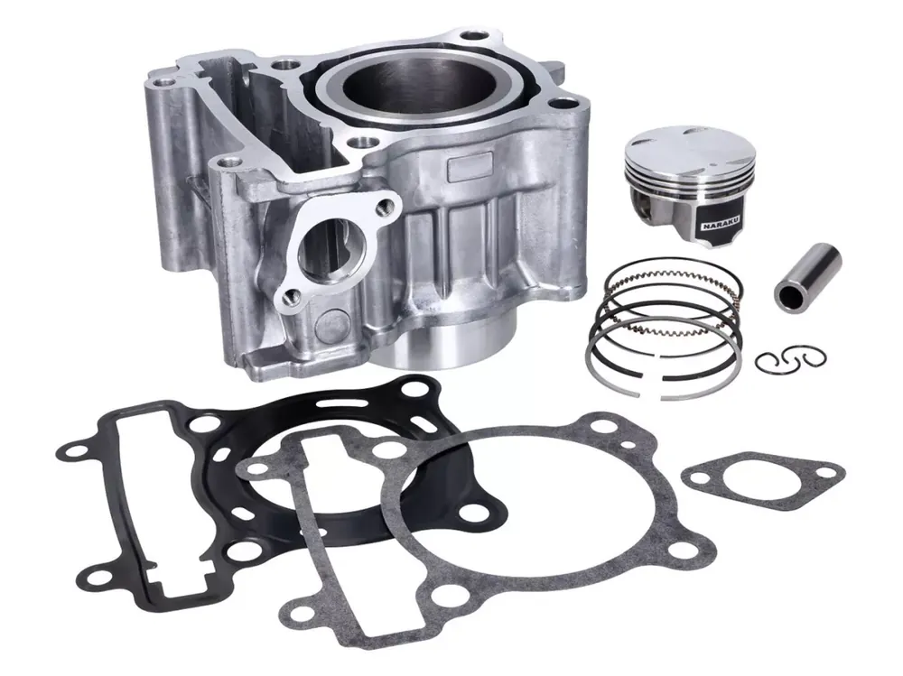 Kit cylindre -NARAKU- V.2 125ccm 52mm pour Yamaha X-Max, YZF, WR, MT, Beta RR, Fantic, Rieju 125 YI-3 Vente Flash