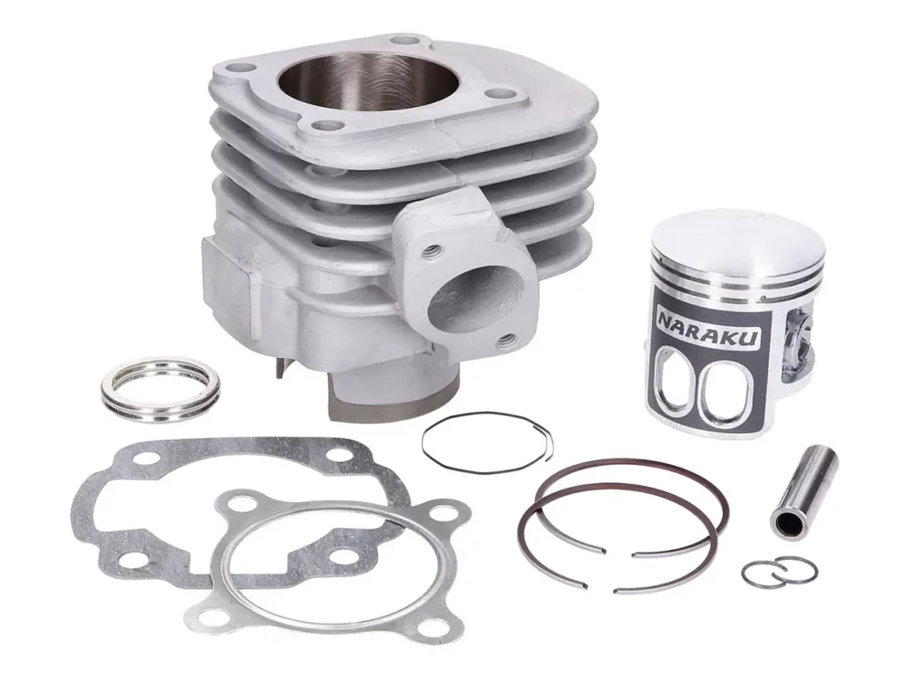 Kit cylindre -NARAKU- 70ccm aluminium pour Minarelli horizontal AC Nouvelle Collection