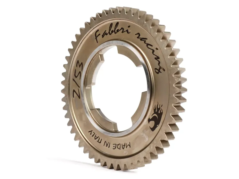 Rapport 2 -FABBRI RACING, boîte de vitesses à 4 rapports- Vespa PK S, PK XL1, PK XL2, ETS, V50 (V5A1T à partir du n° 69444), Special (V5B3T à partir du n° 94315), Elestart (V5B4T à partir du n° 1514), PV125 (VMA2T à partir du n° 150203), ET3 (VMB1T à part Meilleur Prix