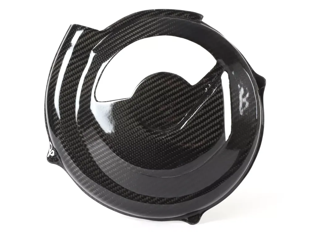 Nouveauté Cache ventilateur -TOMAS COMPOSITI, carbone véritable de course- Vespa V50, PV125, ET3