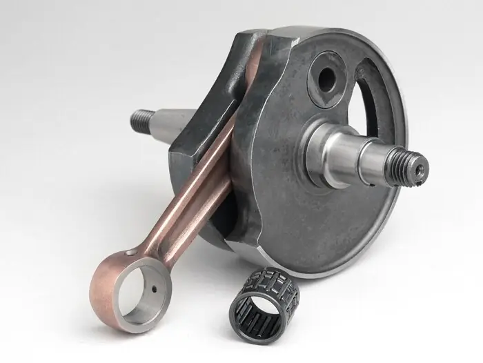 Vilebrequin -MAZZUCCHELLI standard (tiroir rotatif)- Vespa PV125, ET3 125, PK80 S, PK125 S (Ø 19mm cône) Pas Cher