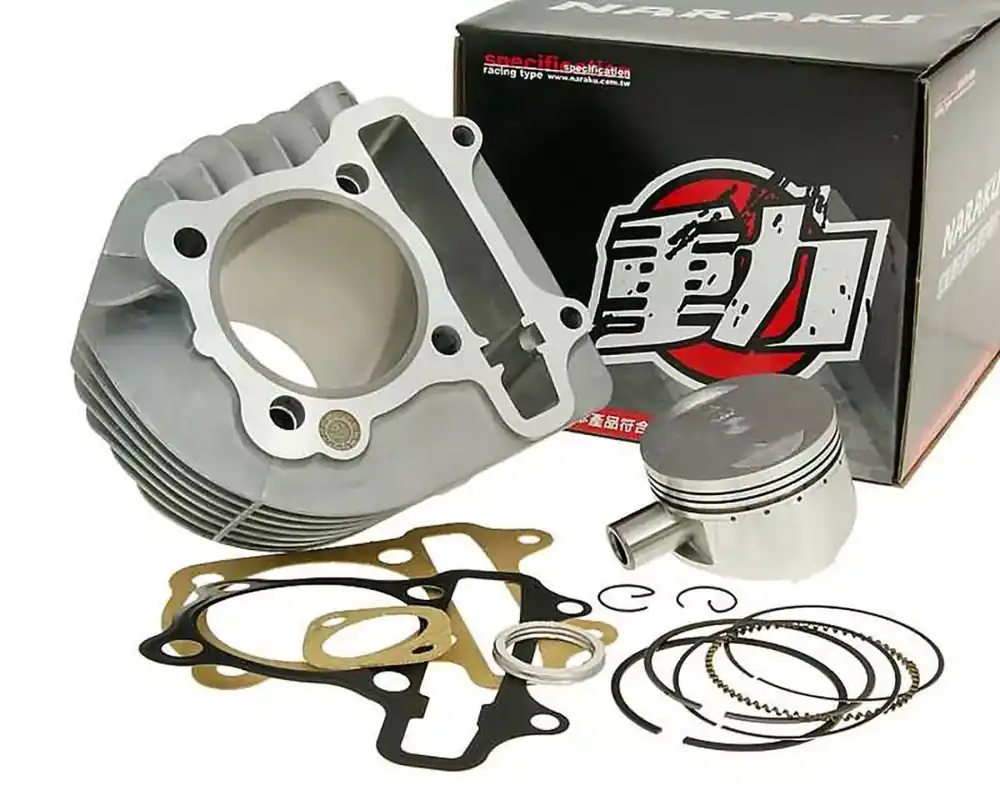 Kit cylindre -NARAKU- 150ccm 57,4mm pour 4 temps GY6 125 152QMI, 150 157QMJ Soldes