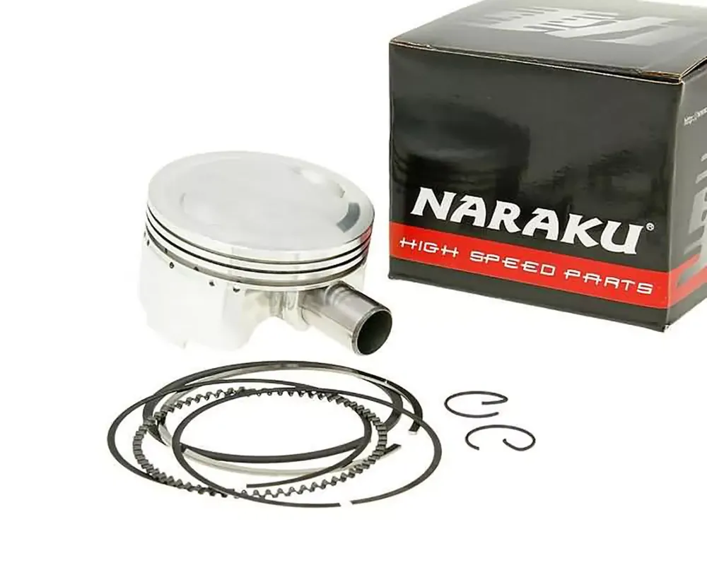 Piston complet -NARAKU- 180ccm 63mm forgés pour GY6, Kymco AC Pas Cher