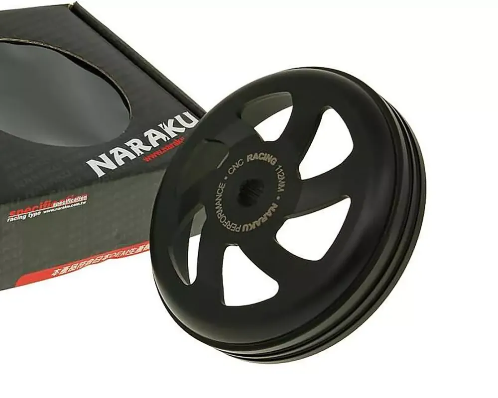 Cloche dembrayage -NARAKU- V.2 CNC 112mm pour CPI, Keeway, Generic, Morini Prix Promo
