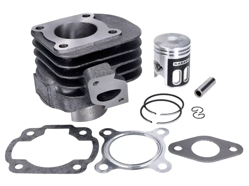 Livraison Mondiale Kit cylindre -NARAKU- V.2 50ccm axe de piston 10mm pour Minarelli horizontal AC