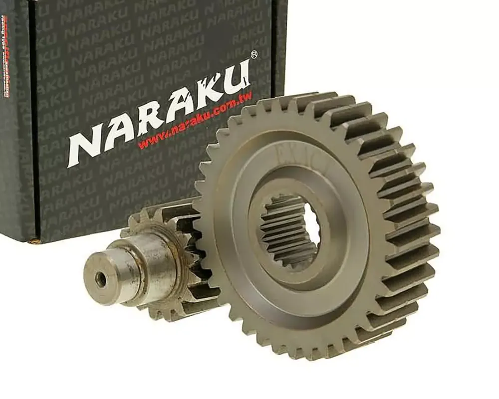 Meilleure Vente Transmission secondaire -NARAKU- Racing 16/37 +25% pour GY6 125/150cc 152/157QMI