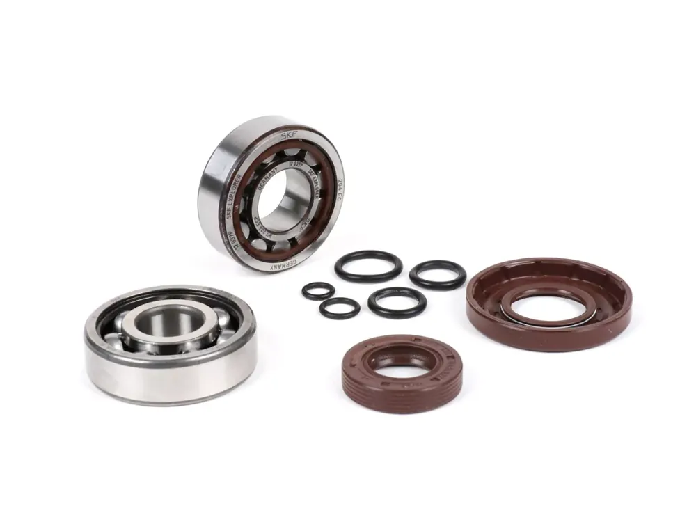 Acheter Direct Kit roulements et joints spy pour vilebrequin -BGM ORIGINAL- Vespa V50, PV125, ET3, PK50S, PK80S, PK125S – 1x 6303 + 1x NU204