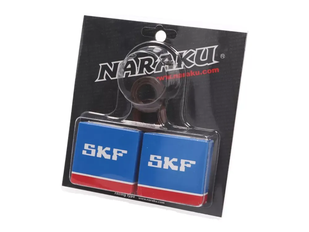 Retour Gratuit Kit roulements de vilebrequin -NARAKU- SKF cage métallique pour Piaggio