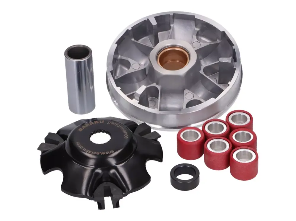 Variateur -NARAKU- Racing pour Vespa Primavera, Sprint Piaggio Zip, Liberty, Fly 50cc 4 temps Édition Limitée