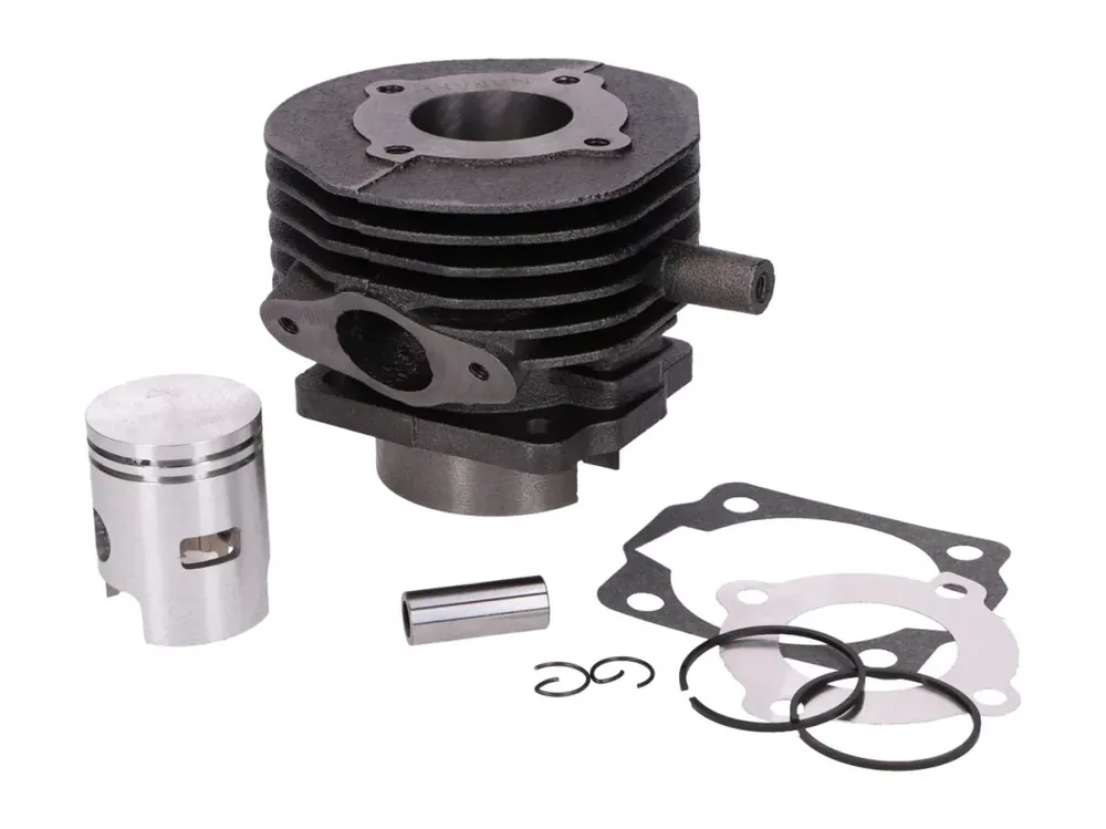 Cylindre -NARAKU Ø38.4mm 50 ccm 3 canaux de surintensité- Vespa V50, PK50, APE50 Must-Have