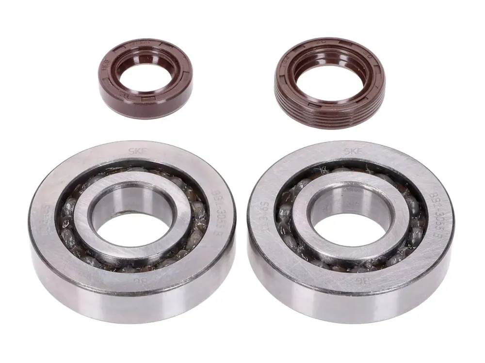 Kit roulements de vilebrequin avec joints spi -NARAKU- SKF, FKM Premium C3 pour Peugeot vertical Euro1 Commande En Gros