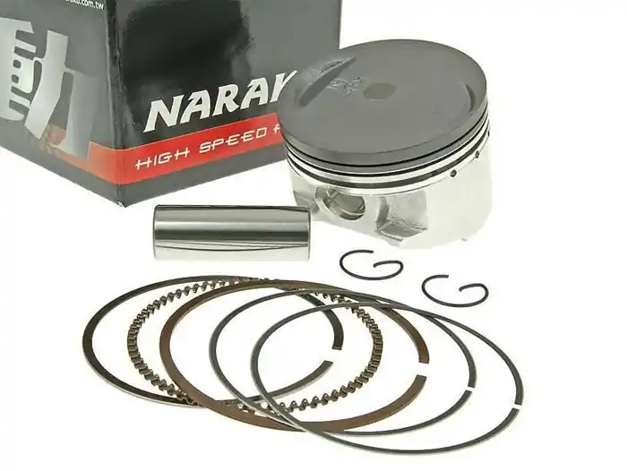 Dernier Modèle Piston complet -NARAKU- 180ccm 63mm pour GY6 152QMI, 157QMI