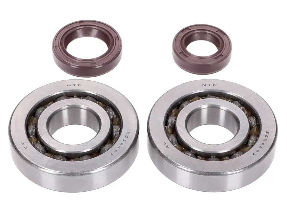 Satisfait Ou Remboursé Kit roulements de vilebrequin avec joints spi -NARAKU- FKM Heavy Duty pour Peugeot vertical Euro1