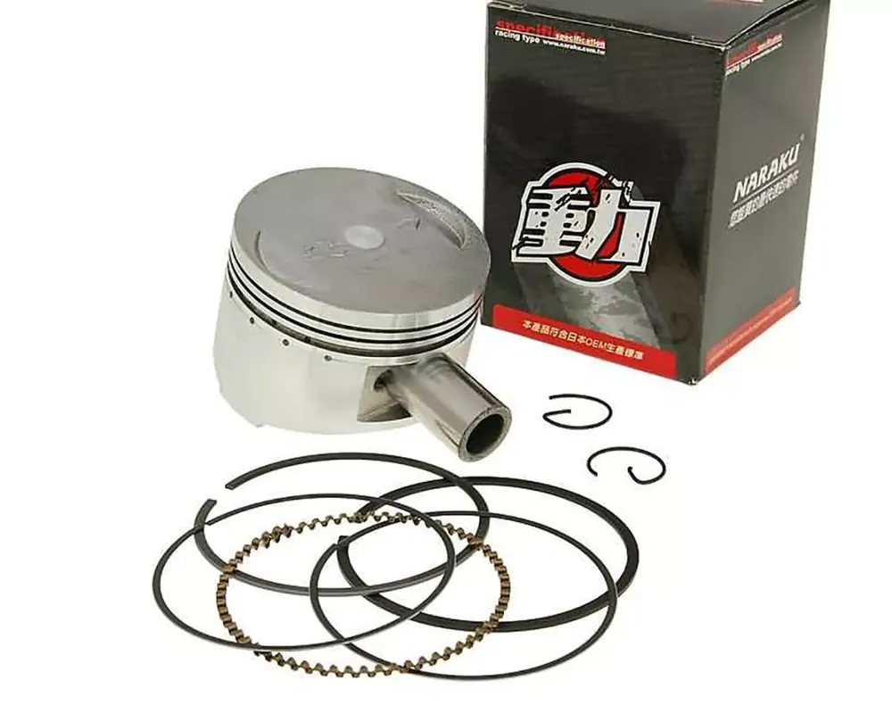 Top Qualité Piston complet -NARAKU- 150ccm 57,4mm pour GY6 150cc 157QMJ