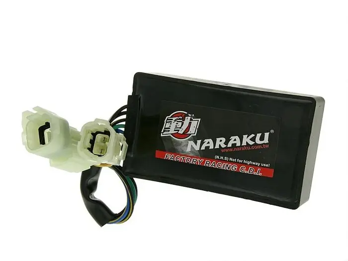 Bloc CDI -NARAKU Racing- Kymco ZX Fever II, KB12 (1996-1998), KB 50, K 12, Heroism, Curio CX, Dealim Tapo 50, Massage 50, SYM Flash, Pure, Fancy, Fiddle I, ATU Meteorit (KB-50) Livraison Express