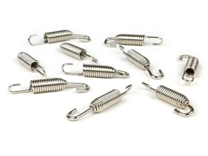 Jeu ressorts pot d’échappement -BGM ORIGINAL- inox (10 unités) – 55mm Livraison Express