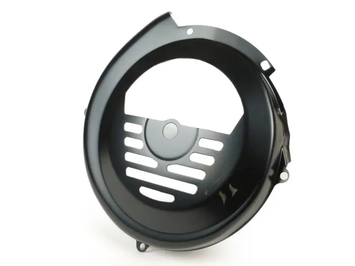 Must-Have Couverture de roue de ventilateur -RMS- Vespa Smallframe V50, PV, ET, PK – look comme V50 1°Serie (1963-1965) – peint en noir