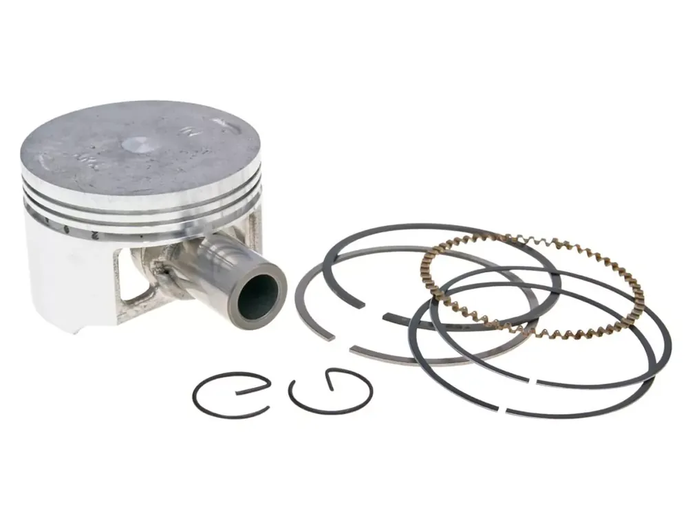 Piston complet -NARAKU- 125ccm 52,4mm pour Honda SH, NES, FES, PES, Keeway Outlook, Tell Logik 125 Seulement Aujourd’hui