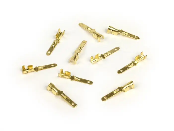 Premium Cosse -platte mâle 2,8mm Ø=0,5-1,0mm²- DIN 46244 – 10 unités