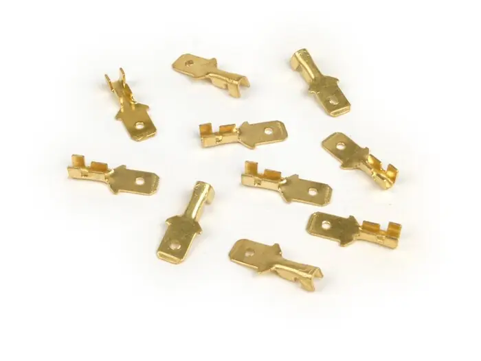 Cosse -platte mâle 6,3mm Ø=1,0-1,5mm²- DIN 46248 – 10 unités Achetez Aujourd’hui