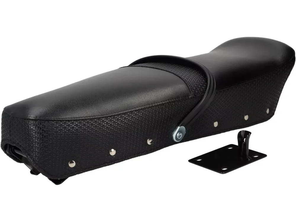 Pas Cher Selle -BGM ORIGINAL Alfatex- Lambretta LI, LI S, SX, TV – noir