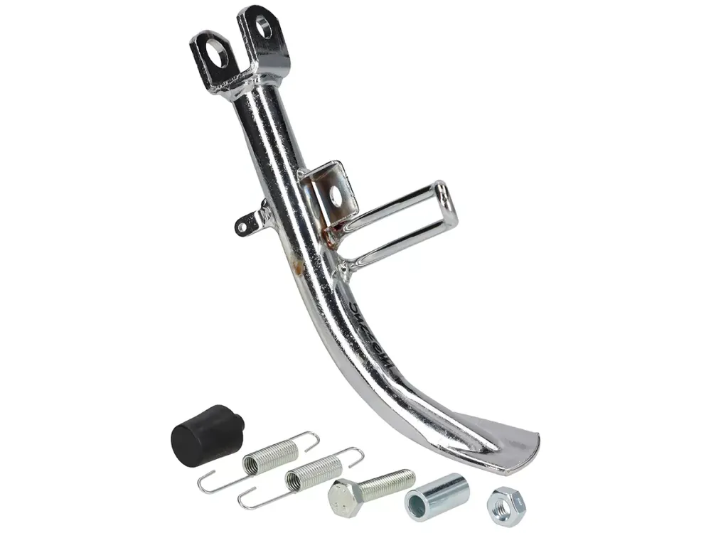 Super Prix Béquille latérale -BUZZETTI- Vespa GTS 250-300cc (2009-), GTV 250-300cc (2009-) - chromé