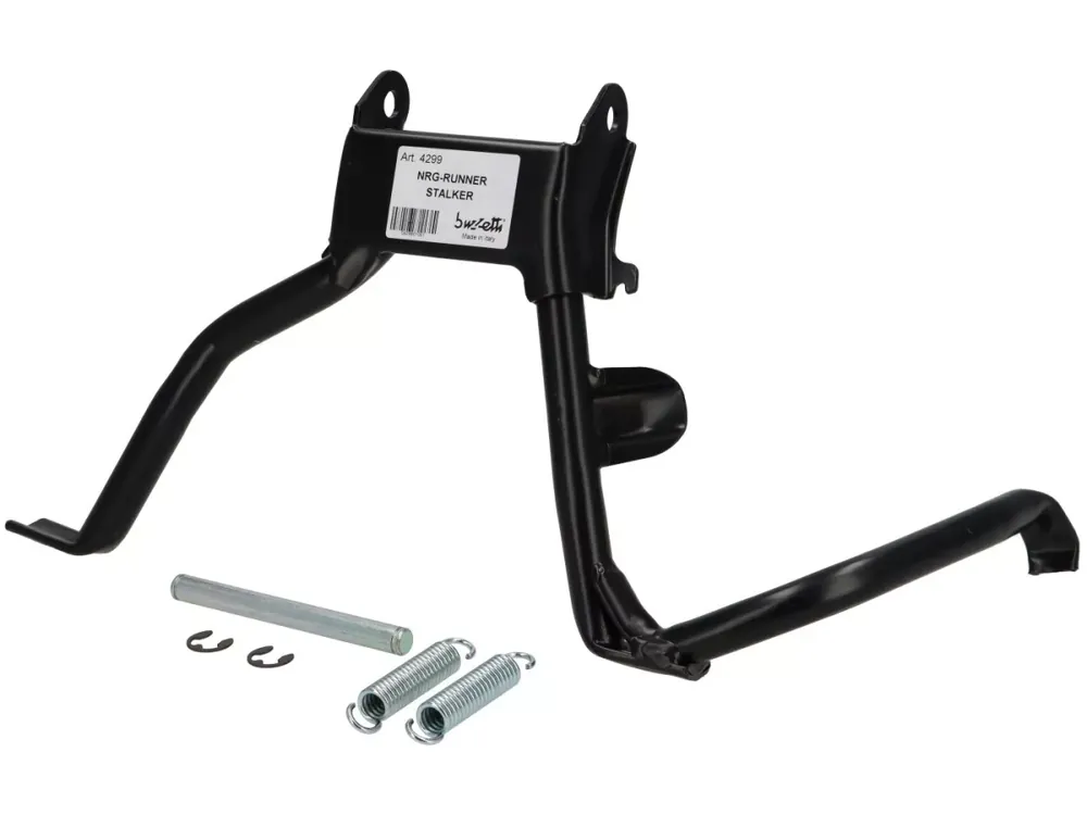 Authentique Béquille centrale -BUZZETTI- Gilera ICE (ZAPC300), Runner50 RST (ZAPC46), Stalker (ZAPC13, ZAPC40), Storm (TEC1T), NRG50 (SAL1T, ZAPC18), NRG Extreme (ZAPC21, ZAPC22) NRG Mc² (ZAPC04), NRG Mc³ (ZAPC32, ZAPC21), NRG Power (ZAPC45)