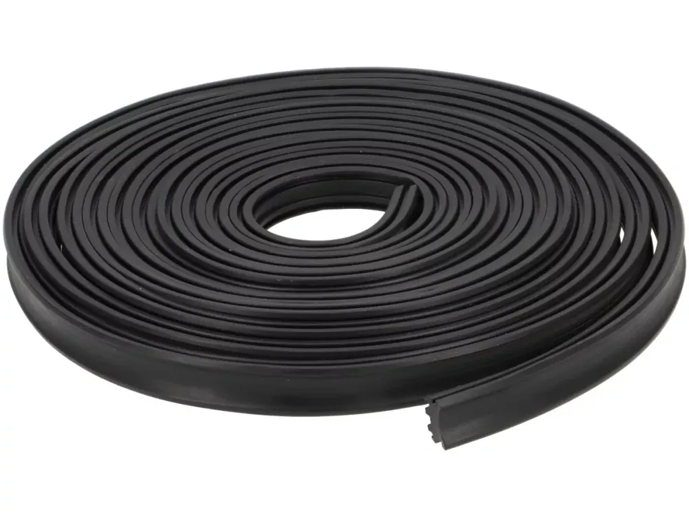 Gros Lot Caoutchouc pour baguettes de plancher -QUALITÉ OEM L=14mm- Vespa V98, 125 V1 - 15T, V30 - 33T, VM1T - 2T, 150 GS VS1T - 5T, VL1T - 3T, VB1T, VBA1T, VBB1T, GL VLA1T, GS160 / GS4 (VSB1T) VSB1T- noir (product sold de metre)