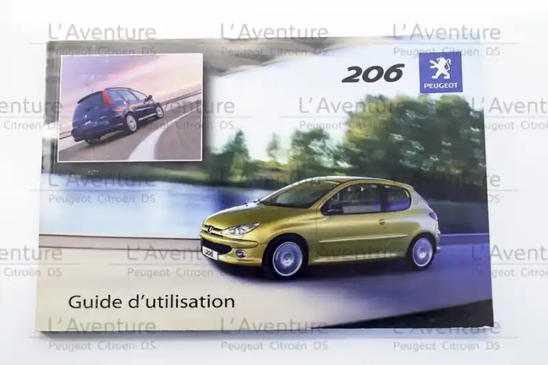 206 notice d&rsquo;utilisation 2004 Original